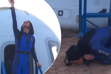 Katy Perry Canta no Espaço e Beija o Chão Após Voo Suborbital da Blue Origin